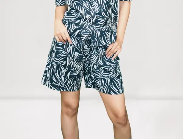 Raaya Bottom – Eucalyptus Print Cotton Bottom by Mystic Grove